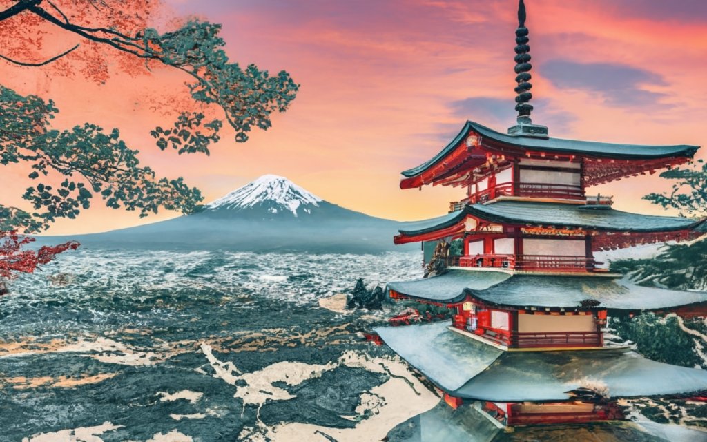 Mount Fuji, Temple